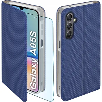 Pouzdro na mobilní telefon Flipové pouzdro KrainaGSM pro Samsung Galaxy A05s modré