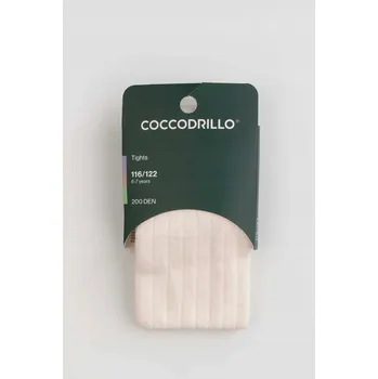 Dívčí oblečení Punčocháče Ecru 200 den Krycí dívčí 128/134 Coccodrillo ZC5