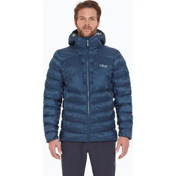 Pánská móda Pánská bunda Rab Cirrus Ultra Hoody tempest blue