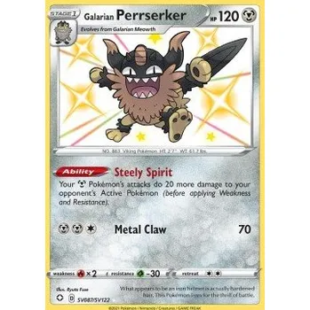 Sběratelská karetní hra Pokémon SV087/SV122 Galarian Perrserker - Shining Fates