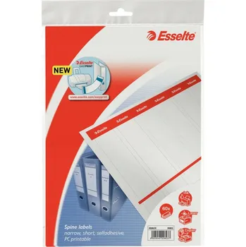 Speciální papír Hřbetní štítky Esselte 36 x 192 mm 60 kusů