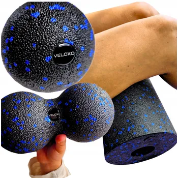 Masáž SADA Roller válec míček pro masáž a cvičení svalů EPP VELOXO 3 ks!