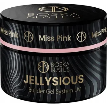 Lak na nehty Boska Nails Jellysious Miss Pink 30 ml stavební gel