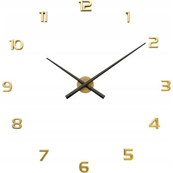 Hodiny Nalepovací nástěnné hodiny JVD HT465.2 VELKÉ zlaté