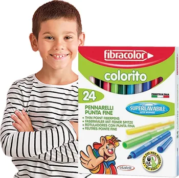 Fixy Fibracolor fixy pro děti, popisovače fixy 24 ks