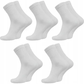 Pánské ponožky Pánské Ponožky široké elastické nekompresní ponožky Markal Ponožky , bílé, velikost 40-43