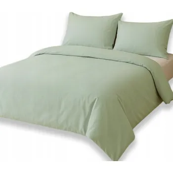 Povlečení Sada povlečení 160x200 cm 2x 70x80 cm HLADKÁ COMFORT 3dílná červená