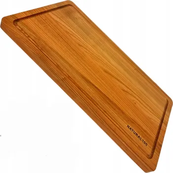 Kuchyňské prkénko Dřevěné prkénko na krájení czereśnia dlouhé 24x48x2,3 cm, krásné