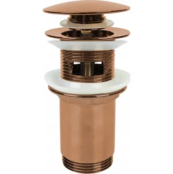 Sifon Zátka s přepadem klik-klak kulatý Laveo