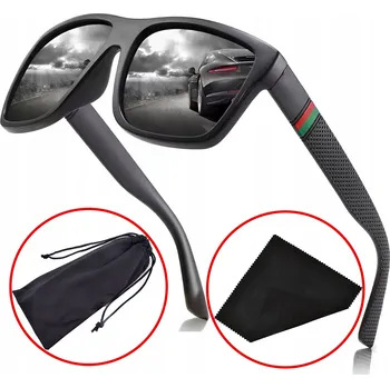 Sluneční brýle OOoksy "nerd" černé polarizační UV-400