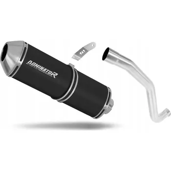 Výfuk pro motocykl TIGER SPORT 1050 2013 - 2015 HI Level výfuk tlumič OVR BLACK DOMINATOR