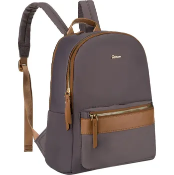 Městský batoh Dvoukomorový dámský batoh Barva: Šedá