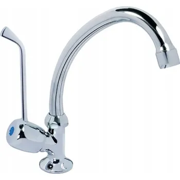 Vodovodní baterie Stojánková umyvadlová baterie Rosan MEDICAL stříbrná