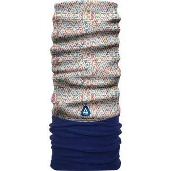 Nákrčník Dlouhý ZATEPLENÝ nákrčník Matt - MODRÝ+OBRAZCE