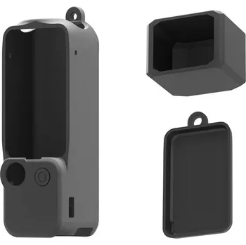 Sportovní kamera Silikonové ochranné pouzdro pro akční kamery DJI Osmo Pocket 3, černé
