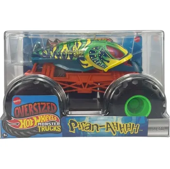 autíčko HOT WHEELS MONSTER TRUCK PIRAN-AHHHH JCC97 1:24 NOVÝ MODEL KOVOVÝ
