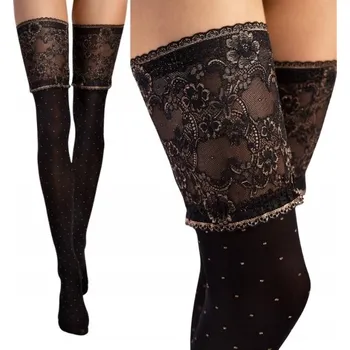 Dámské punčochy FIORE NOTTE - SAMODRŽÍCÍ PUNČOCHY 40 DEN, VELIKOST 3