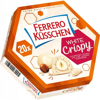 Čokoláda FERRERO KUSSCHEN WHITE CRISPY z Německa