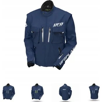 Moto bunda UFO 2023/07 BUNDA TAIGA ENDURO ODEPÍNACÍ RUKÁVY MODRÁ VELIKOST XXL