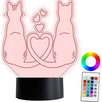 IP kamera Noční lampa Diamond3DLamp vícebarevná