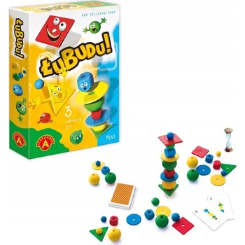 Dovednostní hra s plastovými prvky stavění věže společenská hra pro děti i dospělé párty hra manuální dovednostní hra skládání Alexander