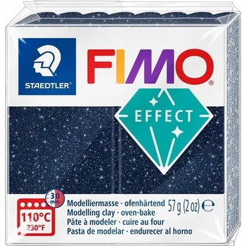 Modelovací hmota Kreativní sada pro VÝTVARKU: Termotvrditelná modelovací hmota Fimo Effect 57 modrá