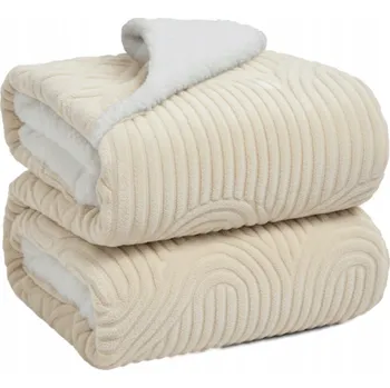 deka DEKA TEPLÁ HRUBÁ 200*230 SVETR BERÁNEK OBOUSTRANNÁ ŽLUTÁ