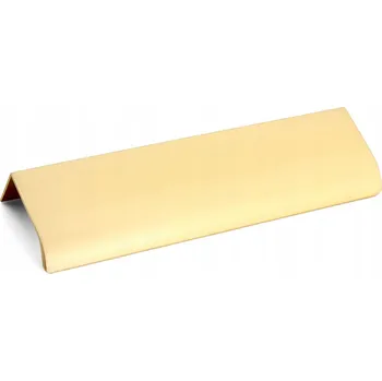 Nábytkové kování Nábytková úchytka hranová kartáčované zlato pro skříňky a zásuvky 92/120mm