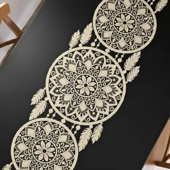 ubrus Žakárový běhoun ALIA LONG 44x224 cm béžová MyBestHome