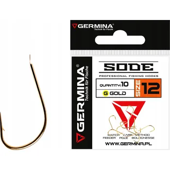 Rybářský háček Háčky na zem, plovákové, s protihrotem Germina SODE GOLD 10 ks