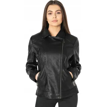 Moto bunda Dámská bunda ramoneska krátká motorkářská kožená 273 XXL