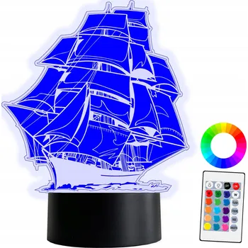 IP kamera Noční lampa Diamond3DLamp vícebarevná