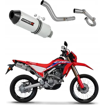 Výfuk pro motocykl CRF 300L / Rally 2021-2023 Kompletní výfukový systém, svod a tlumič MX2 DOMINATOR