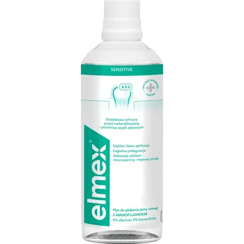 Ústní voda Elmex Sensitive Plus Ústní voda s aminfluoridem 400 ml