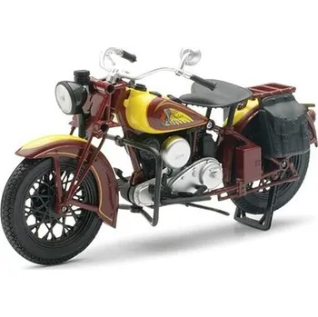 Hračka NewRay INDIAN Sport Scout 34 PURPLE/YELLOW 1:12