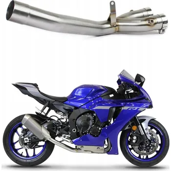 Výfuk pro motocykl YZF R1 1000 RN32 2015 - 2016 Závodní Svod a Střední Trubka Výfuku DOMINATOR