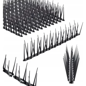 Odpuzovač zvířat KADAX HROTY PROTI PTÁKŮM HOLUBŮM HOLUBŮM ČERNÉ BALENÍ 12 Ks 5,82 m