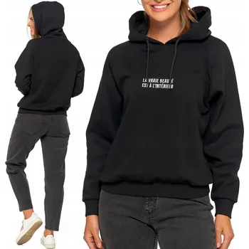 Dámská mikina Ciepła mikina s kapucí , bavlna MORAJ XL