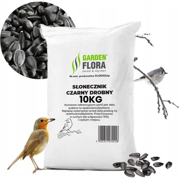 Krmivo pro ptáka Slunečnice černá 10 kg polský produkt pro zimující ptáky a holuby