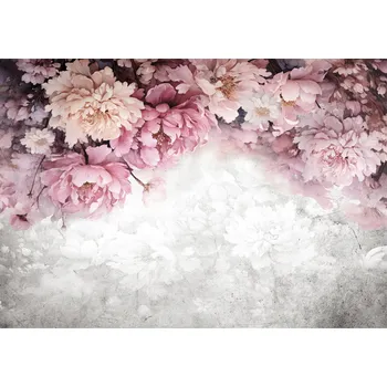 Fototapeta Fototapeta KVĚTINY Visící Velké Pivoňky Zeď 416x254