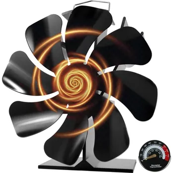 Krbový ventilátor Turbo Fan 633RN krbový ventilátor s teploměrem
