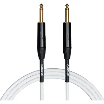 Příslušenství ke zvukové technice Cascha Advanced Line Guitar Cable White 6 m Rovný - Rovný Nástrojový kabel