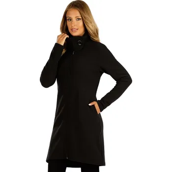 Dámská mikina Litex Dámská dlouhá fleece mikina 7F264 černá XL