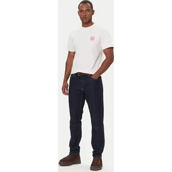 Mustang T-Shirt Akron 1016869 Écru Relaxed Fit S