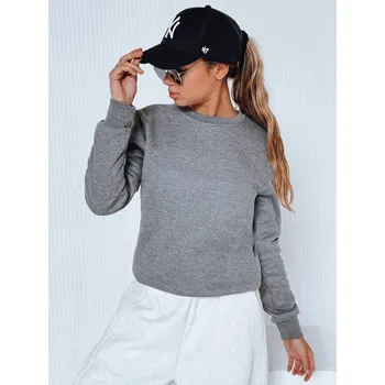 Dámská mikina Dámská mikina FASHION II červená Dstreet BY0147 Barva: Šedá - tmavě, Velikost: XL