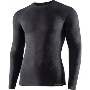 Spodní prádlo s dlouhým rukávem Brubeck ACTIVE WOOL šedé vel. XL