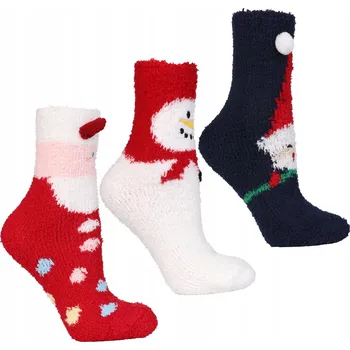 Dámské ponožky Ponožky Vánoční Dámské Ponožky Dárek 3 páry MORAJ 35-38