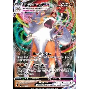 Karetní hra Pokémon EVS 092/203 Lycanroc VMAX - Evolving Skies