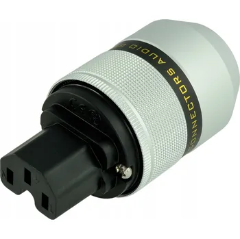 Napájecí kabel Napájecí konektor AC samice AUDEN WZ7-3P-G IEC C15 92 mm
