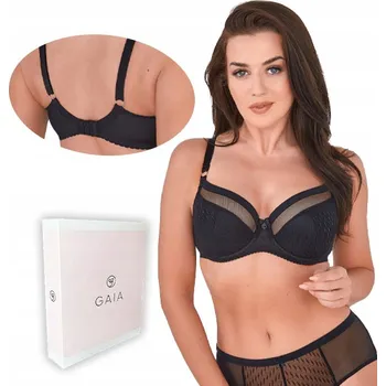 Podprsenka GAIA podprsenka nevyztužená 1204 EMMA Černá 80F